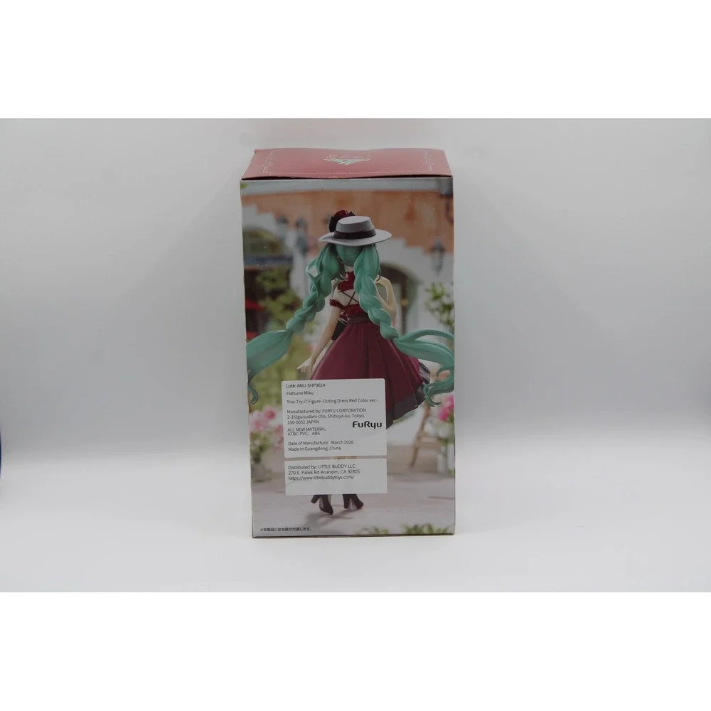 Furyu Hatsune Miku Outing Red Dress Trio-Try-It Statue